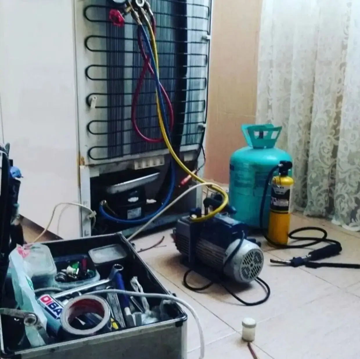 گاز گیری یخچال در خرم اباد
